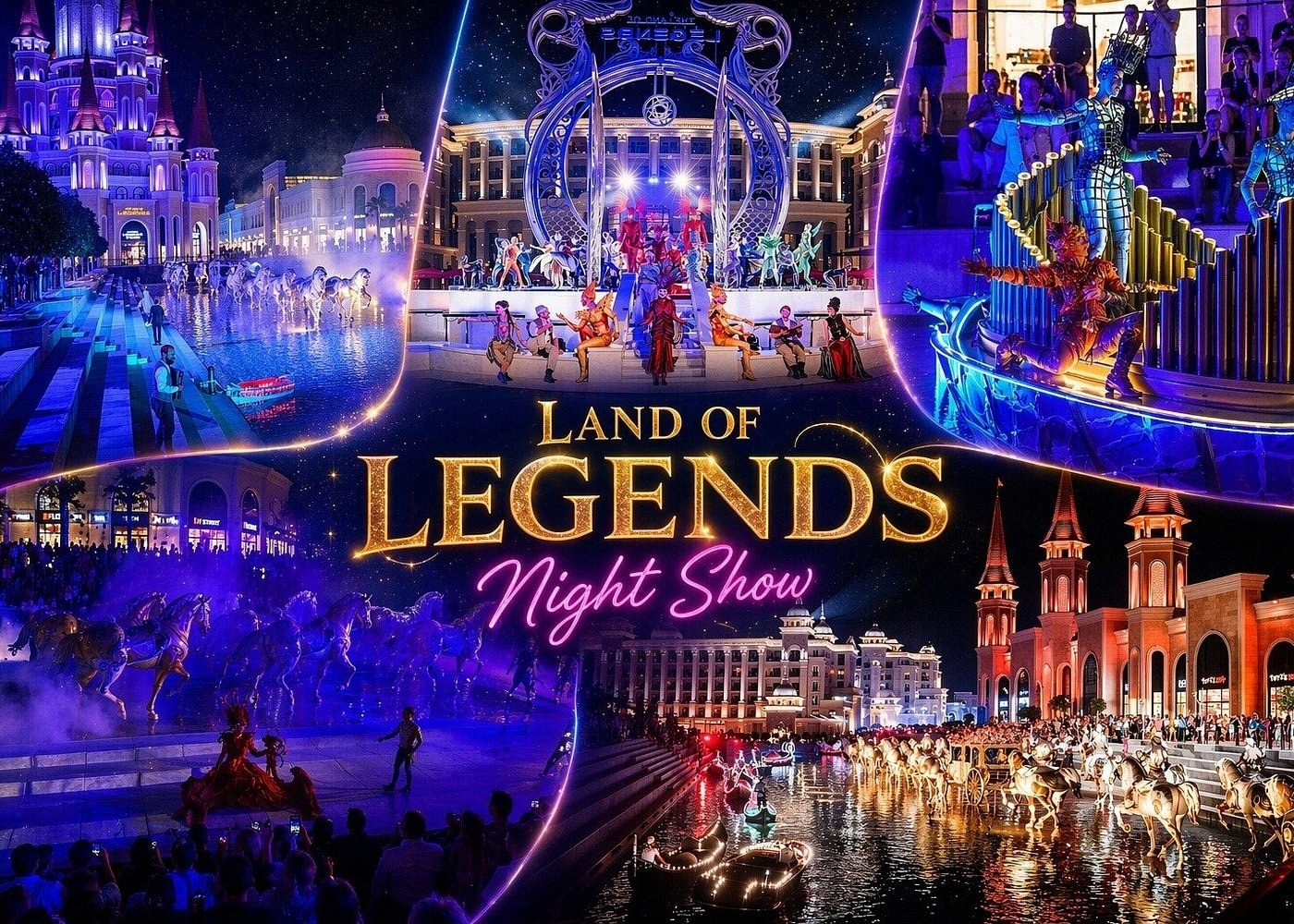 Ночное шоу Land of Legends из Антальи