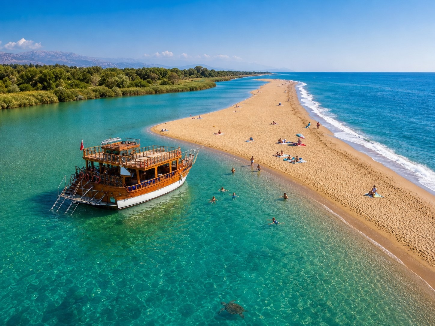 Купание у моря